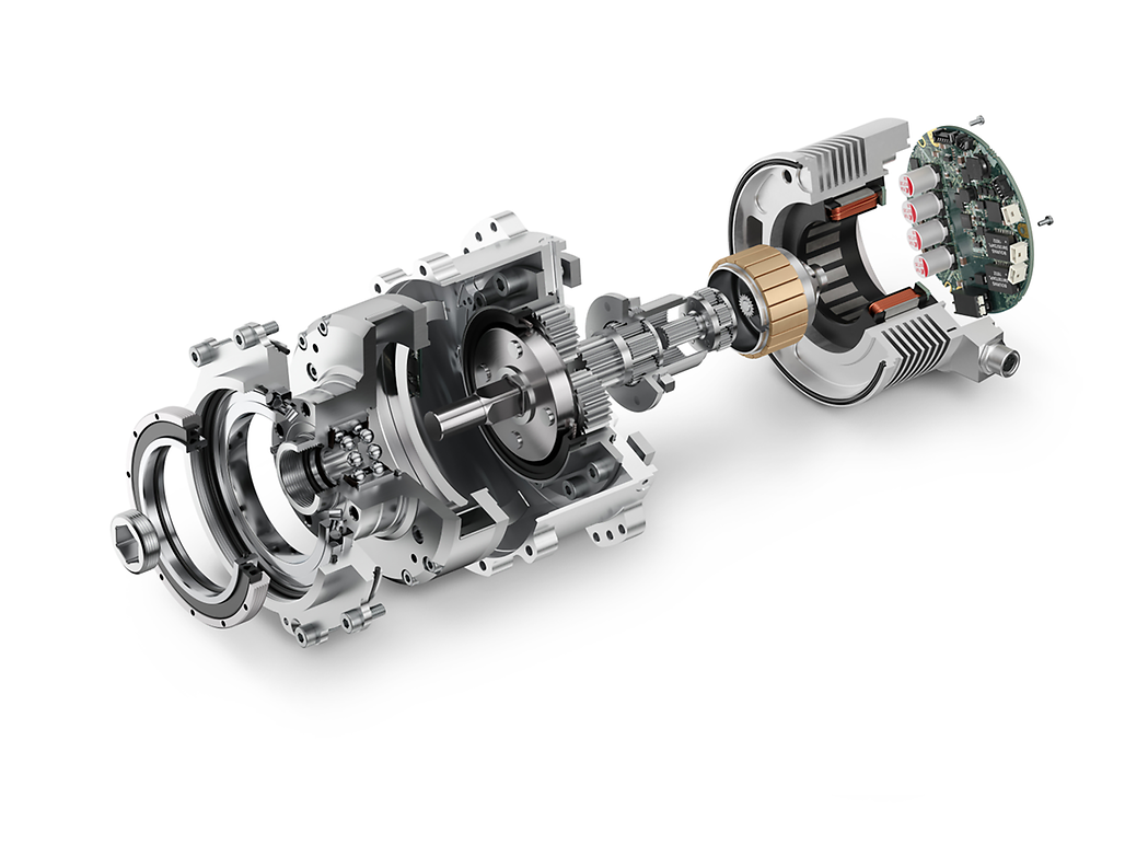 maxon - HEJ High Efficiency robot joint - exploded view