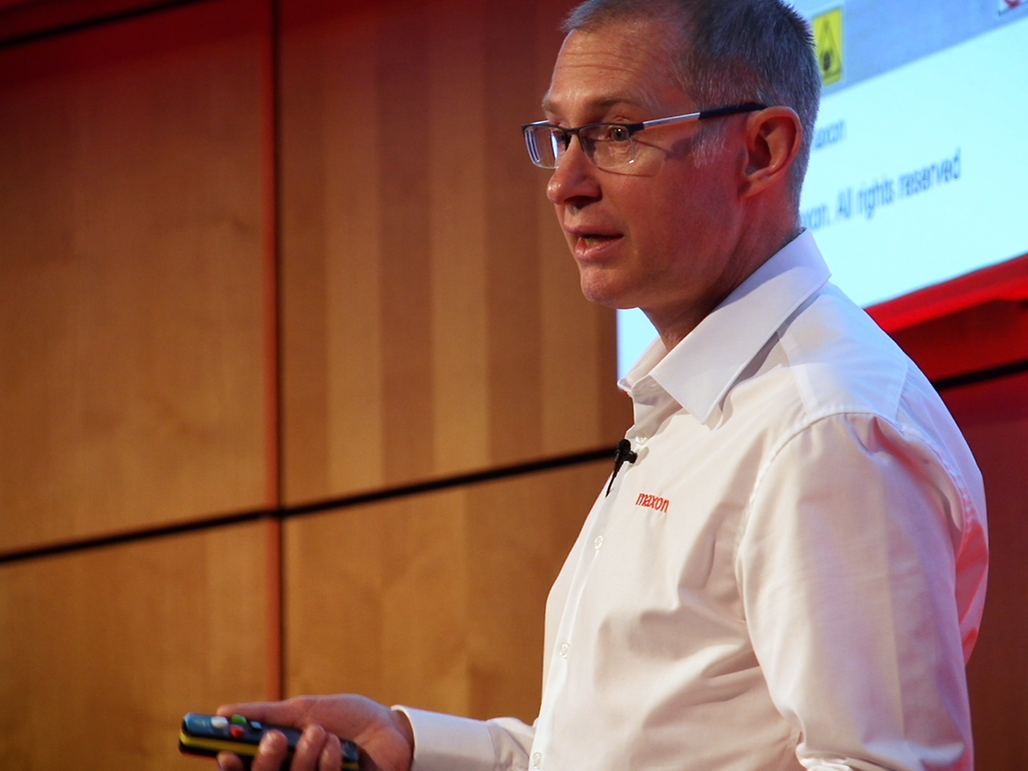 maxon UK aerospace engineering lead Andrew Gibson