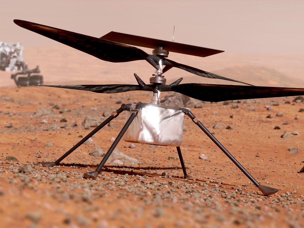 maxon provided the drive system for the NASA Ingenuity drone swash plate - credit NASA